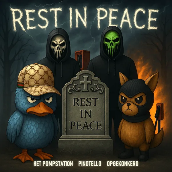Rest In Peace — HET POMPSTATION, Pinotello & Opgekonkerd