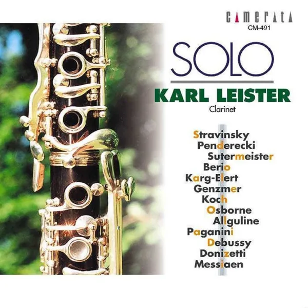 Rhapsody for Clarinet — Karl Leister